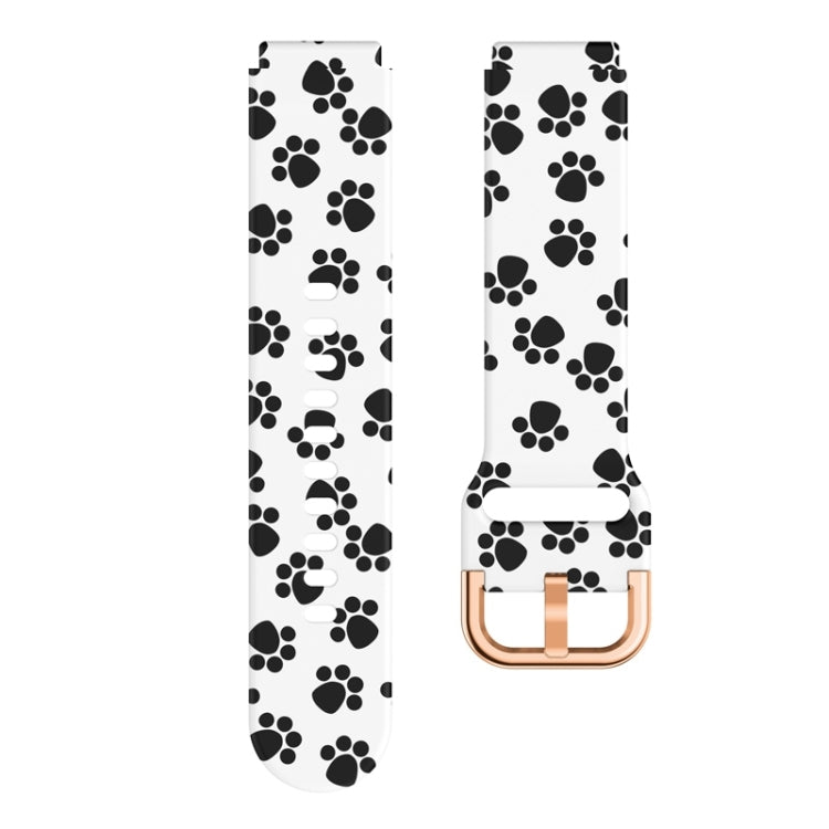 19mm Silicone Printing Watch Band, For ID205 / Willful SW021
