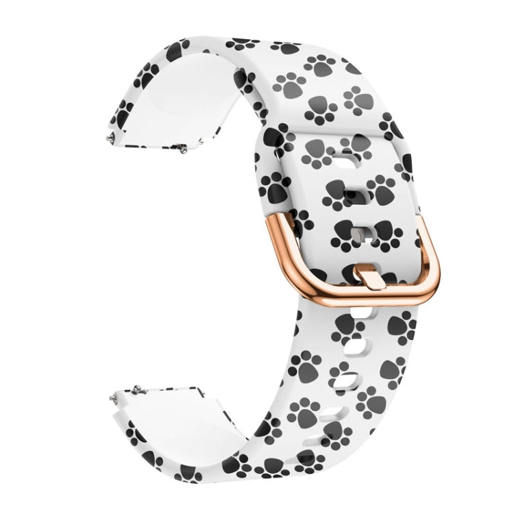 19mm Silicone Printing Watch Band, For ID205 / Willful SW021