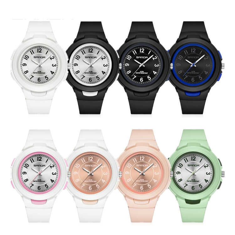 Assorted color student sports waterproof electronic watches, front view