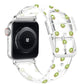 Square Buckle Transparent Watch Band For Apple Watch Series, 7 41mm / 6&SE&5&4 40mm / 3&2&1 38mm, 7 45mm / 6&SE&5&4 44mm / 3&2&1 42mm