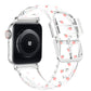 Square Buckle Transparent Watch Band For Apple Watch Series, 7 41mm / 6&SE&5&4 40mm / 3&2&1 38mm, 7 45mm / 6&SE&5&4 44mm / 3&2&1 42mm