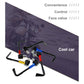 Multi-color motorcycle drop guard rods set with U-shaped arms and horn end caps