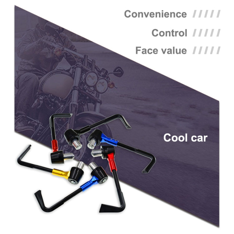Multi-color motorcycle drop guard rods set with U-shaped arms and horn end caps