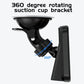 HUD projector with 360-degree rotating suction cup bracket and mount