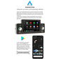Android Auto compatible in-dash MP5 player with dual knobs and touchscreen display