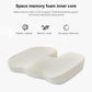 White memory foam inner core for a U-shaped ergonomic seat cushion