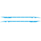 2-piece car waistline decorative sticker set, blue D-178 pattern
