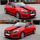 Decorative line pattern car stickers, black stripe set on red car
