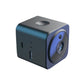 Wireless night-vision voice intercom camera, blue top and dark gray sides with speaker holes