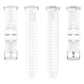 Tire tread watch band for Huawei Watch Fit 2, white silicone straps with quick-release lugs