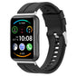 Tire tread watch band for Huawei Watch Fit 2, black silicone strap with clasp