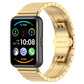 Gold one-bead metal stainless steel watch band for Huawei Watch Fit 2, with clasp
