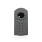 Mazda key fob shell cover, black, rear view with mounting holes