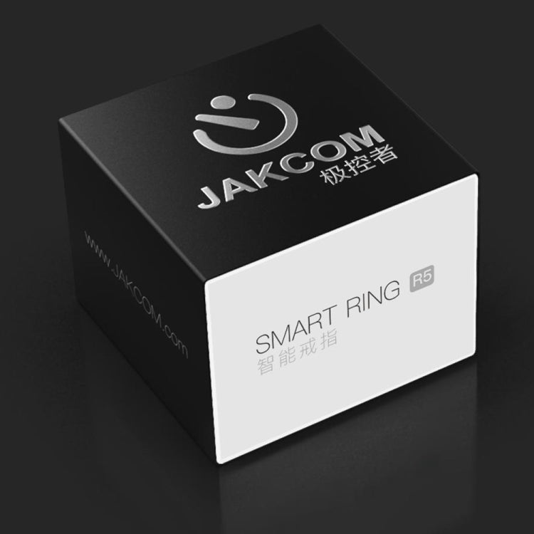 JAKCOM smart ring R5 retail box with logo and “Smart Ring” text