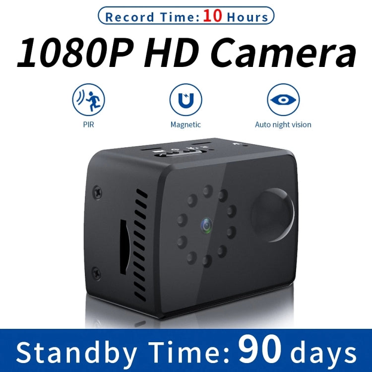 MD20 mini 1080p HD camcorder with front lens and infrared night-vision sensor array