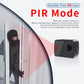 MD20 mini camcorder with PIR mode indicator lights and compact cube housing