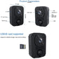 Mini camcorder micro action camera showing front lens, side ports, and compact body