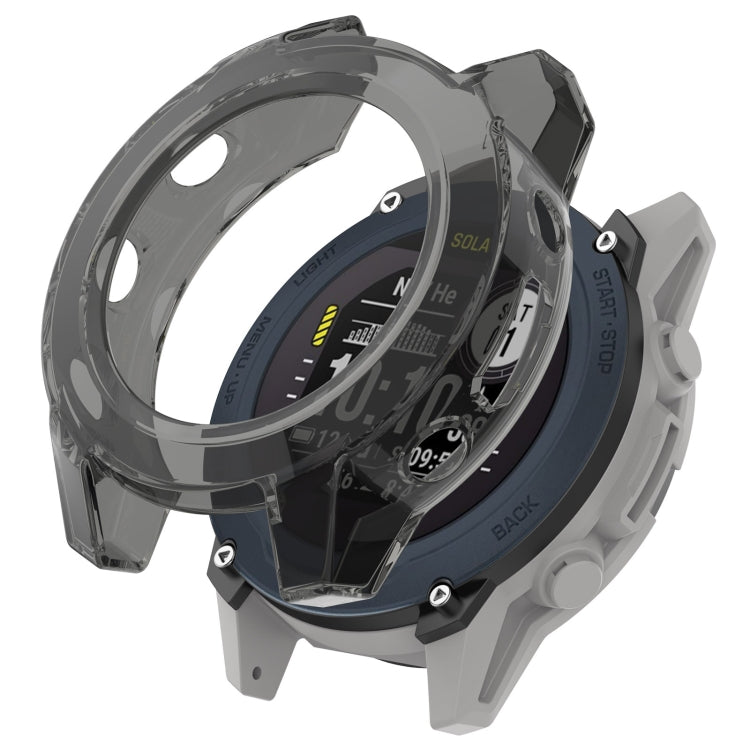 Half Coverage Hollowed TPU Watch Case, For Garmin Descent G1