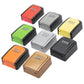 Assorted colored key storage boxes with four-number combination dials