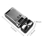 Single camera dash cam with built-in screen panel and front lens, compact black design