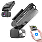 Single camera dash cam kit with phone playback preview, black body and swivel mounting