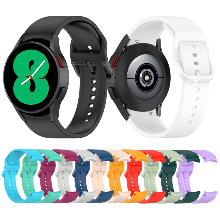 Silicone watch bands in black and white, plus assorted colors, with buckle and holes