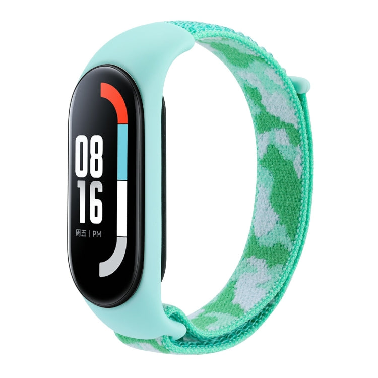 Nylon Loop Integrated Camo Woven Strap, For Xiaomi Mi Band 5/6/7