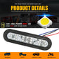 LED reflector light strip module with circuit board and wiring harness
