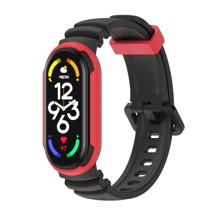 MIJOBS GS Unibody Two-color Watch Band, For Xiaomi Mi Band 7 / 7 NFC
