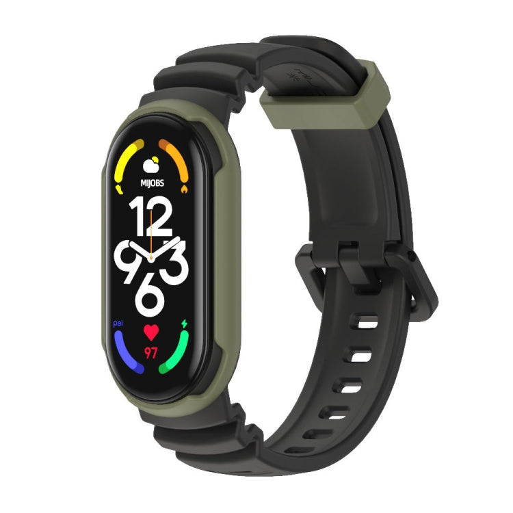 MIJOBS GS Unibody Two-color Watch Band, For Xiaomi Mi Band 7 / 7 NFC