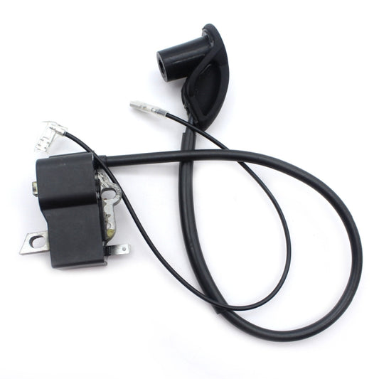 High pressure ignition coil with black module and wiring harness, STIHL-compatible