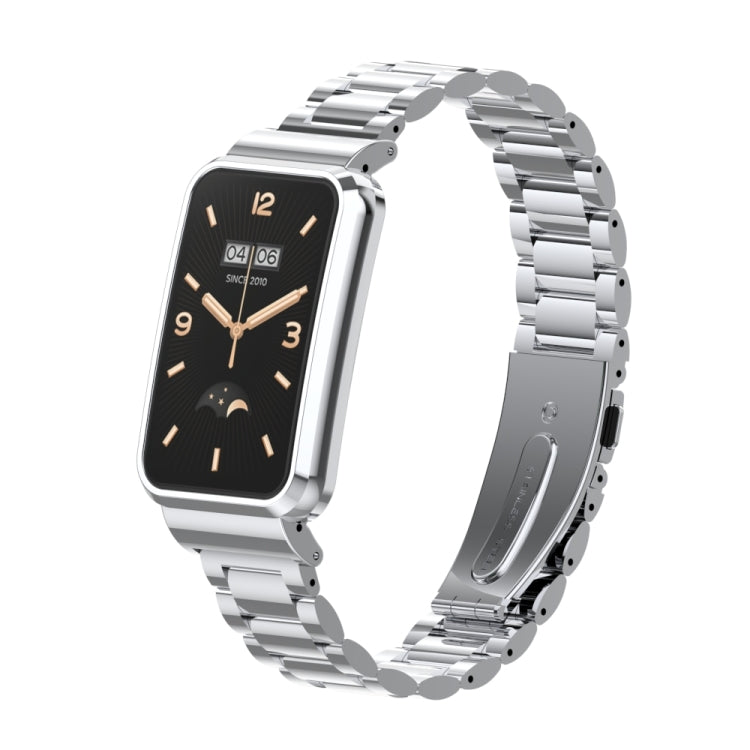 Three-Bead Metal Watch Band, For Xiaomi Mi Band 7 Pro