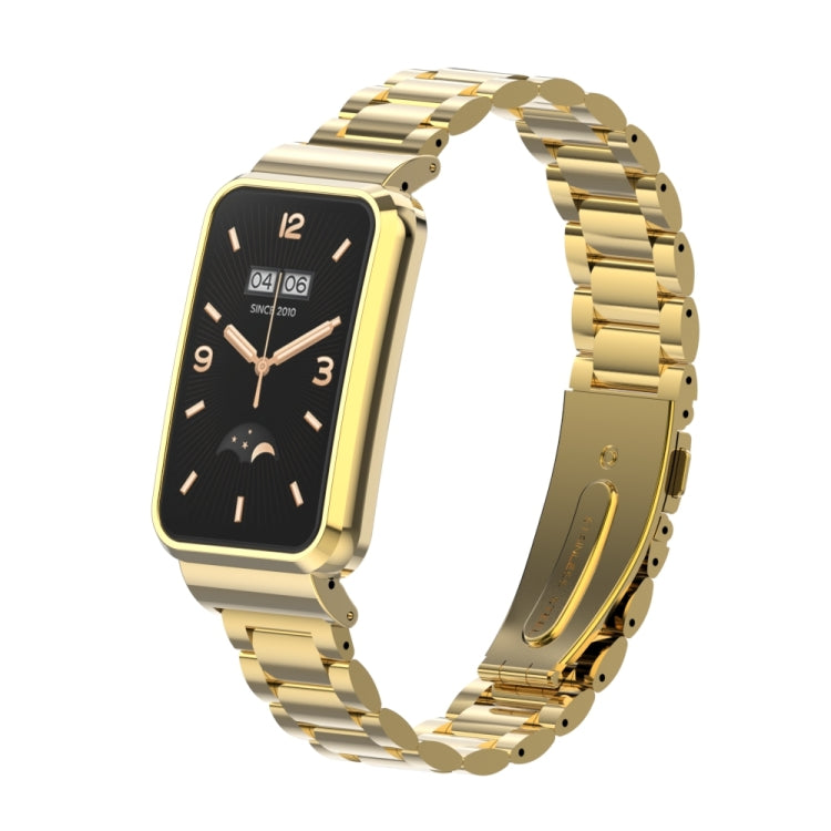 Three-Bead Metal Watch Band, For Xiaomi Mi Band 7 Pro