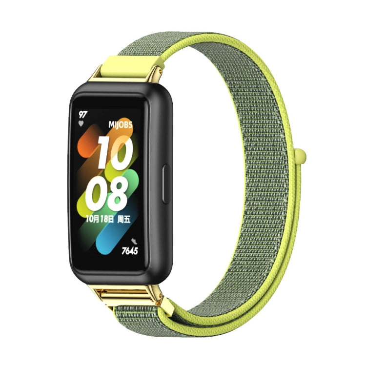 Mijobs Breathable Nylon Watch Band, For Huawei Band 7 / 7 NFC