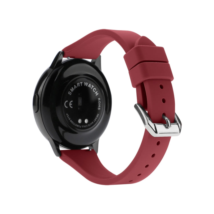 Universal T-buckle Silicone Watch Band, 20mm, 22mm