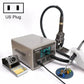 Digital ESD hot air rework station with US plug, touchscreen controller and stand