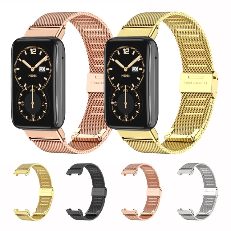 Stainless steel watch bands set, buckle mesh straps in multiple colors
