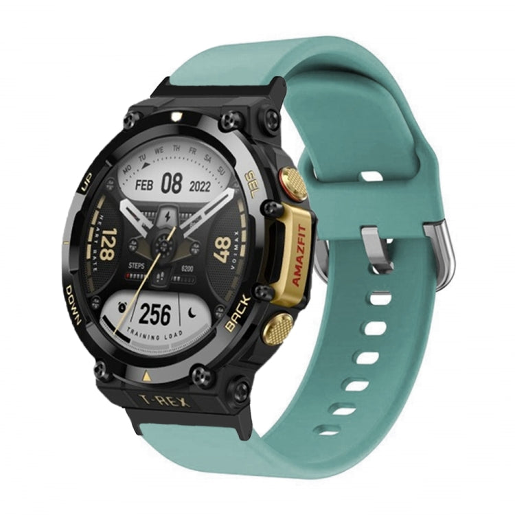 Silicone Reverse Buckle Watch Band, For Amazfit T-Rex 2