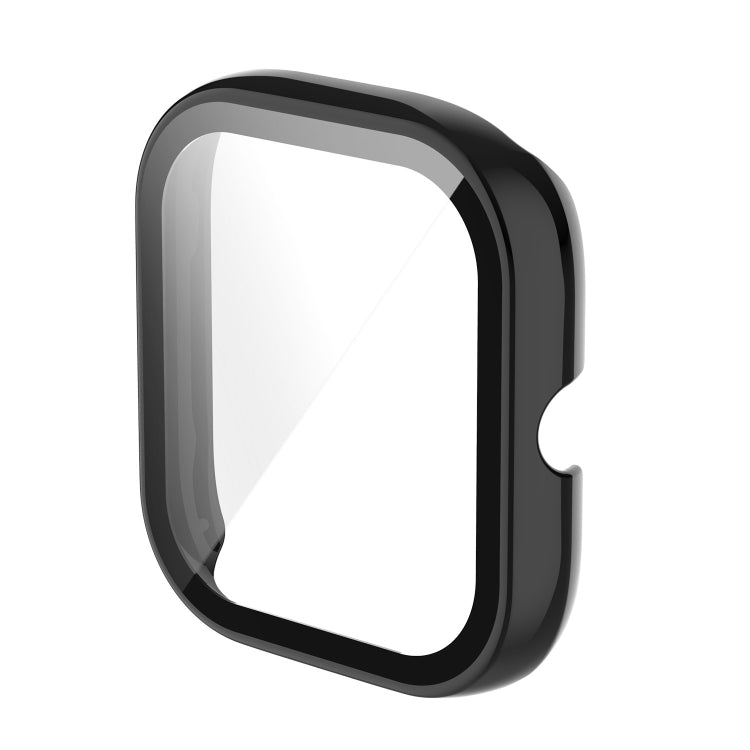 Black PC tempered glass screen protector case for fitness smartwatch