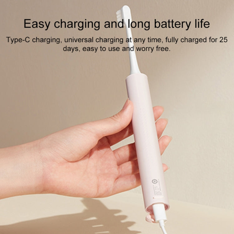 Electric toothbrush handle with Type-C charging port and power button