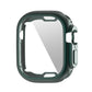 TPU watch case for 49mm Apple Watch, dark green protective cover with strap cutout