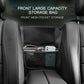 Front large capacity car console hanging storage bag with mesh pocket and phone holder