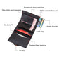 RFID carbon-fiber card holder with buckle, cash clip, and card slots (6 cards)