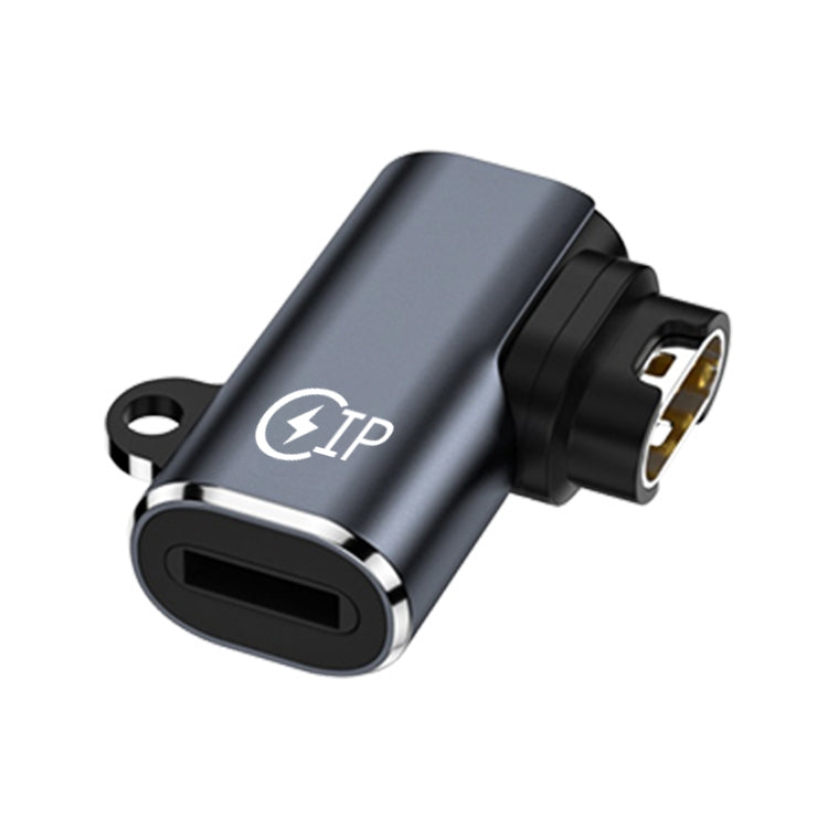 Garmin watch charging adapter with DC 5.5x2.1 straight barrel plug
