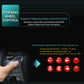 Car MP5 player steering wheel control remote with button icons