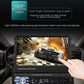 Retractable car MP5 player with 7-inch touchscreen playing high-definition video