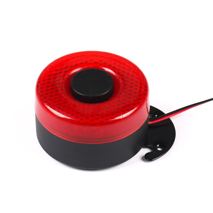 Red LED reversing horn with black base, wires, and mounting bracket