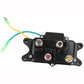 Winch relay solenoid contactor with colored wire leads and screw terminals