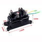 Winch relay solenoid contactor with labeled 110mm and 50mm dimensions