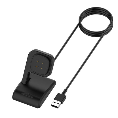 Vertical magnetic watch charger holder with USB plug and black charging base